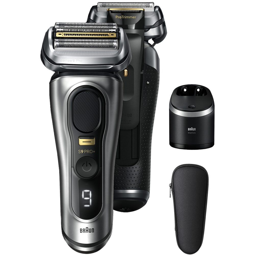 Braun Series 9 Pro Plus 9467cc Electric Shaver with Travel Case Silver