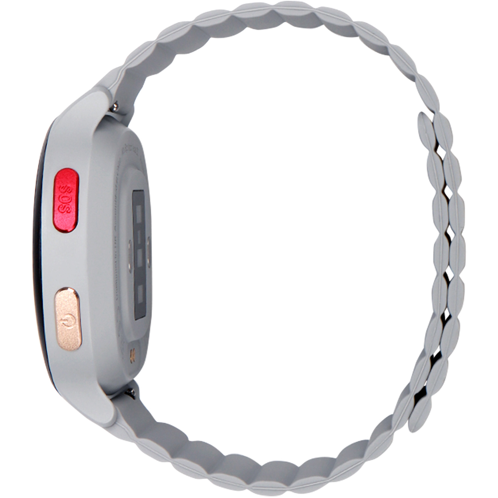 Audar E2-GB Grey and Black IoT Vital Sign Monitor Watch with Fall Detection and GPS SOS Alerts Image 2