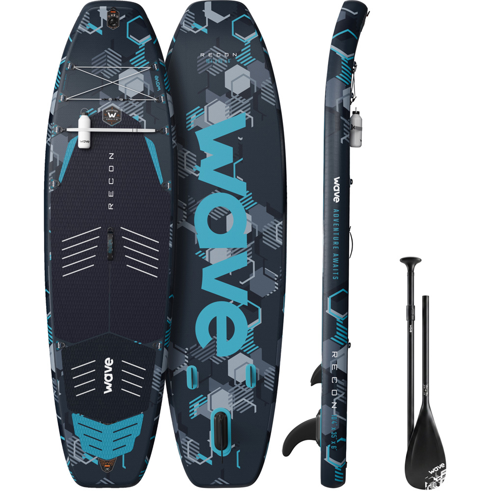 Wave Recon 3.0 SUP 10.4ft Grey Inflatable Paddleboard Image 1