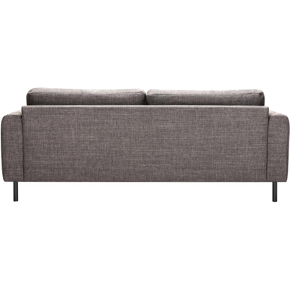 Florence Omaha 6 Seater Light Grey and Brown Fabric Sofa Set Image 5