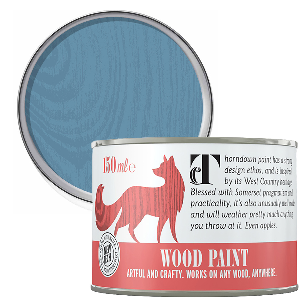 Thorndown Squirrel Blue Satin Wood Paint 150ml Image 1