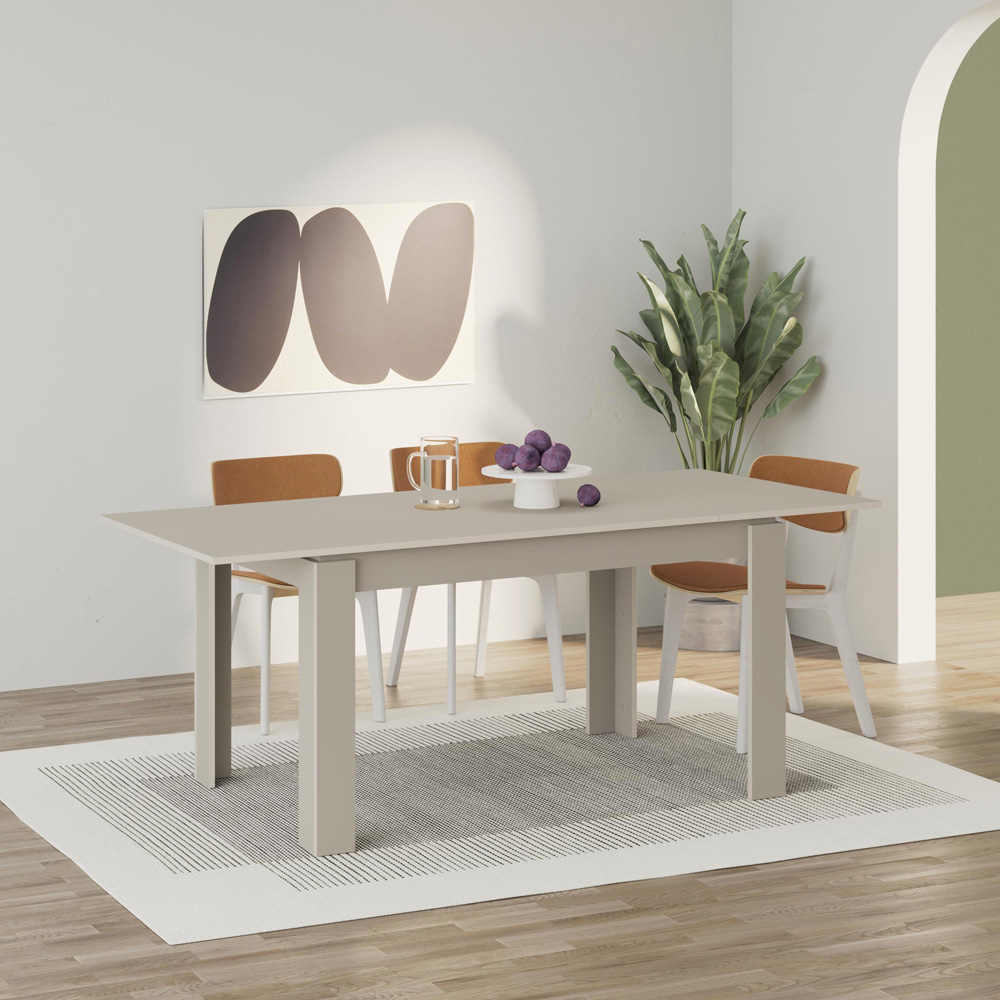 Decortie Tolmen 6 Seater Sandstone Dining Table Image 4