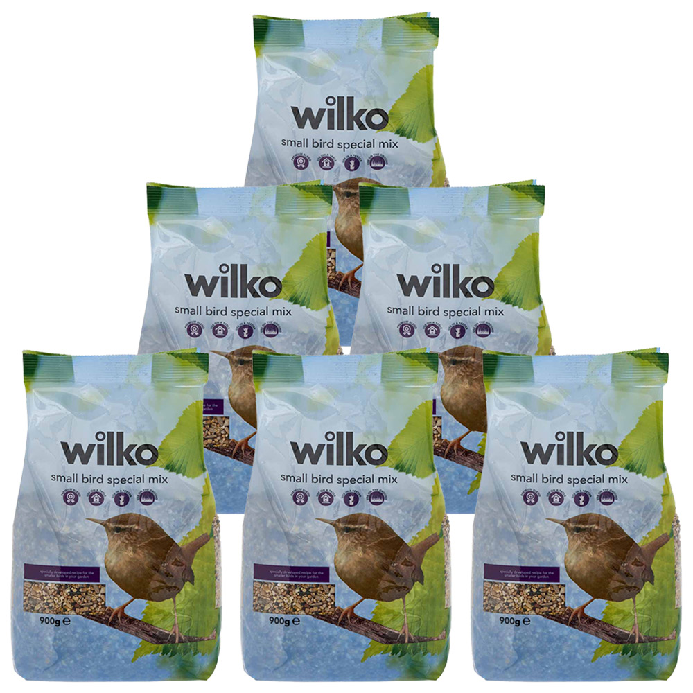 Wilko Wild Bird Special Mix Seed for Small Birds Case of 6 x 900g Image 1