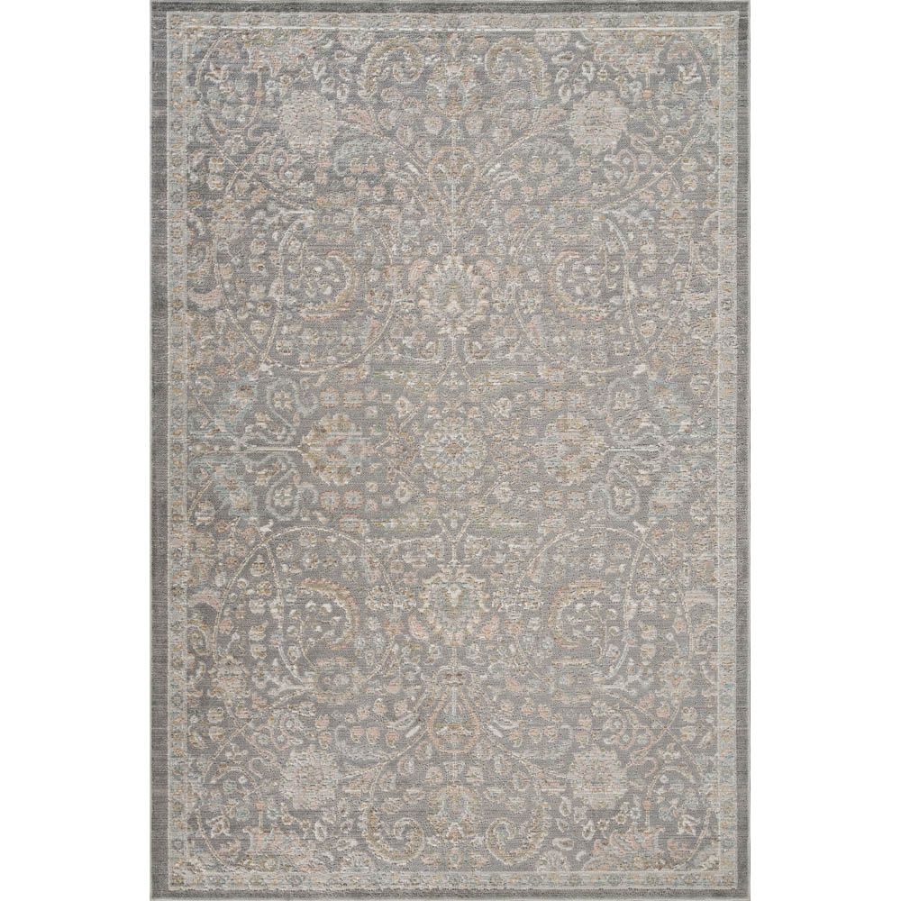 Desire Rugs Maia Grey Floral Non Slip Rug 60 x 220cm Image 6