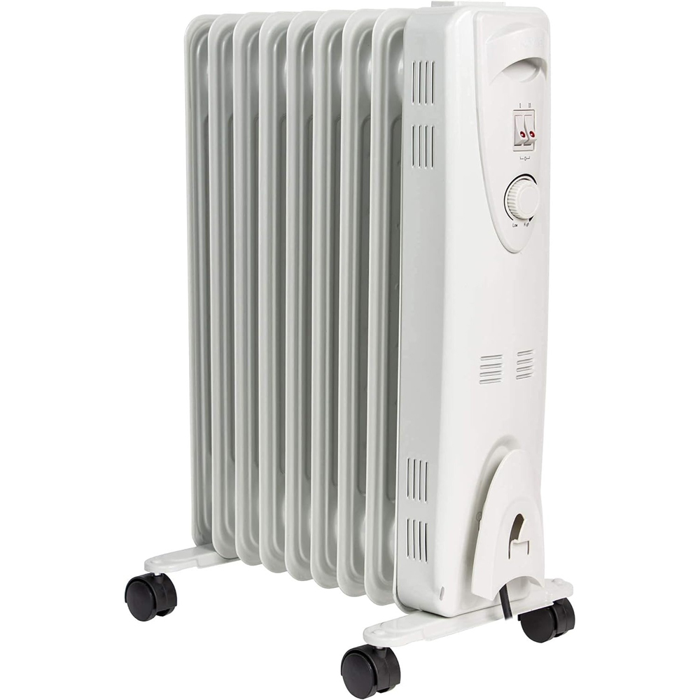 Mylek Oil Filled Heater with Adjustable Thermostat 2000W Image 1