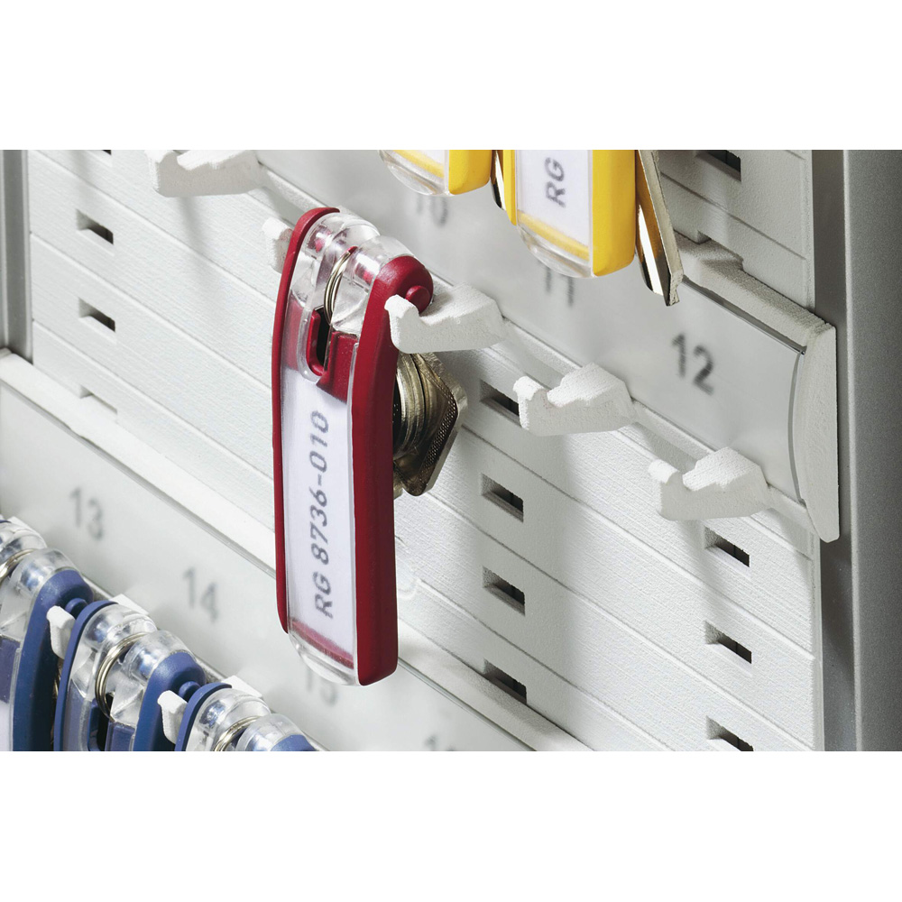 Durable Key Safe 54 Keys Silver Lock Box with Key Clips Image 5