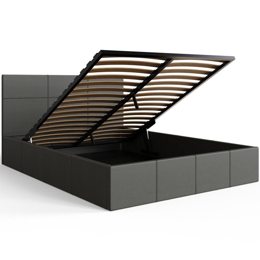 GFW King Size Grey End Lift Ottoman Bed Image 5