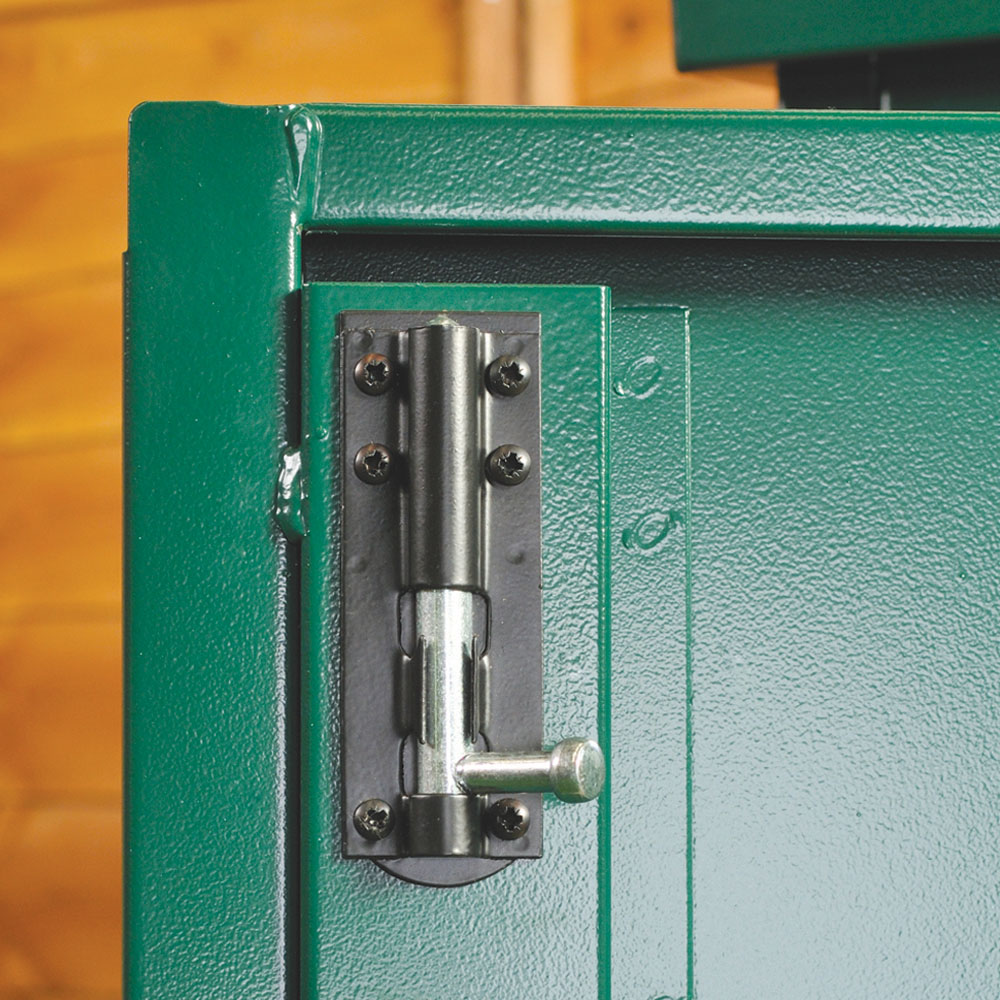 Asgard Gladiator 7 x 7ft Double Door Grey High Security Apex Garden Shed Image 7
