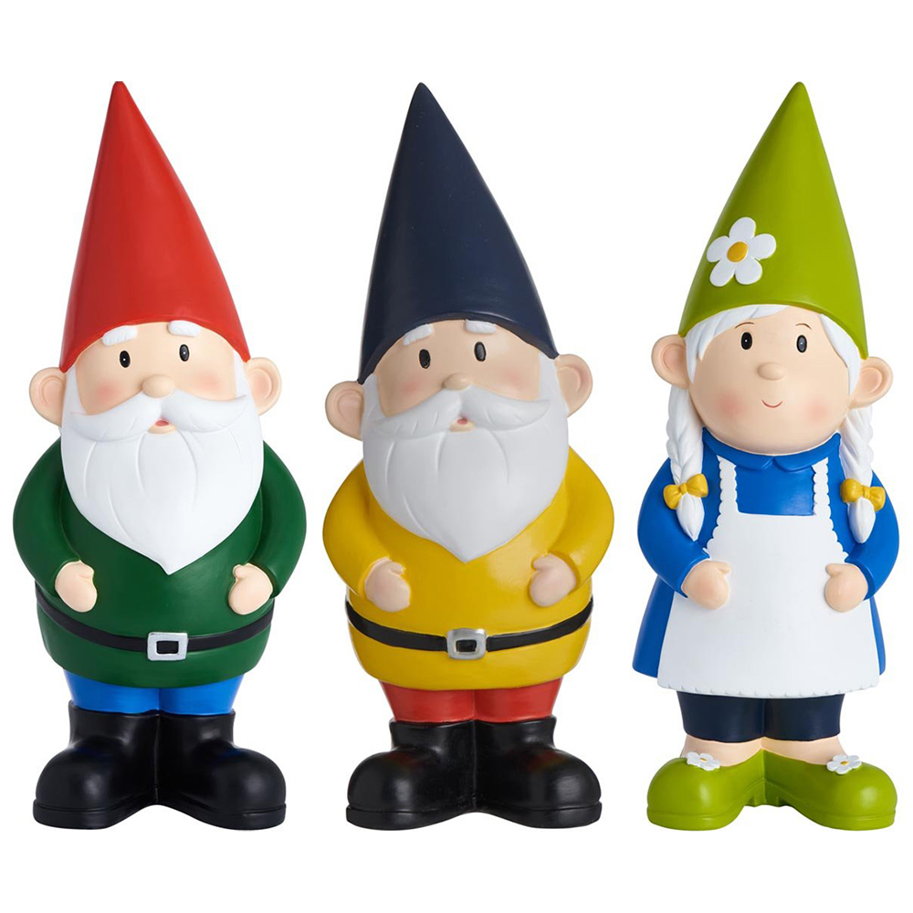 Single Wilko Large Garden Gnome in Assorted styles Image 1