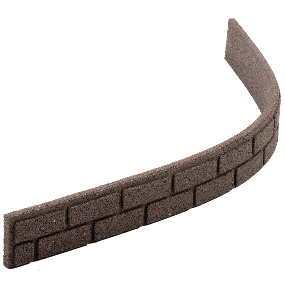 Nicoman Brown Brick Effect Garden Border 1.2m 2 Pack Image 3