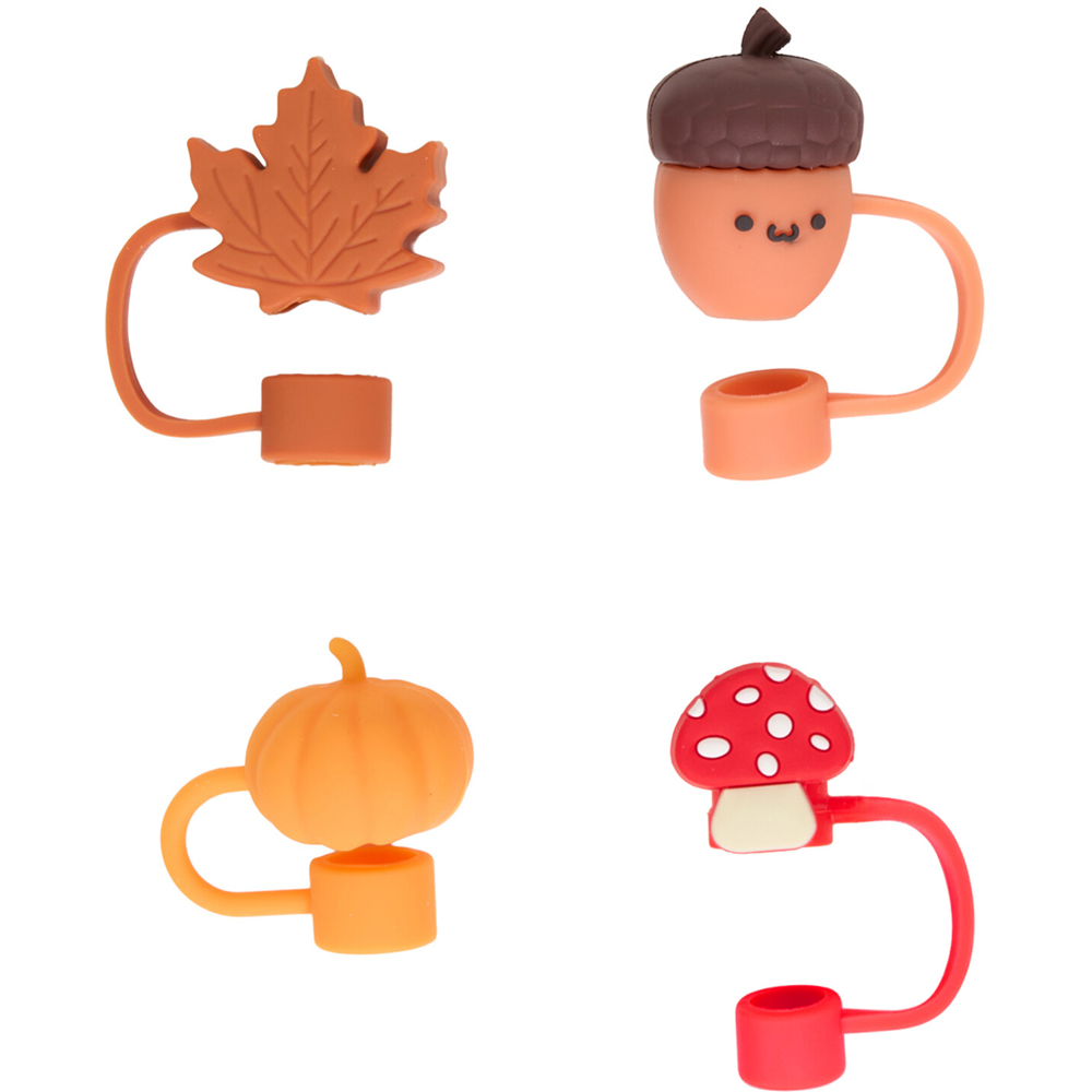 Pack of 4 Autumn or Halloween Straw Toppers Image 7
