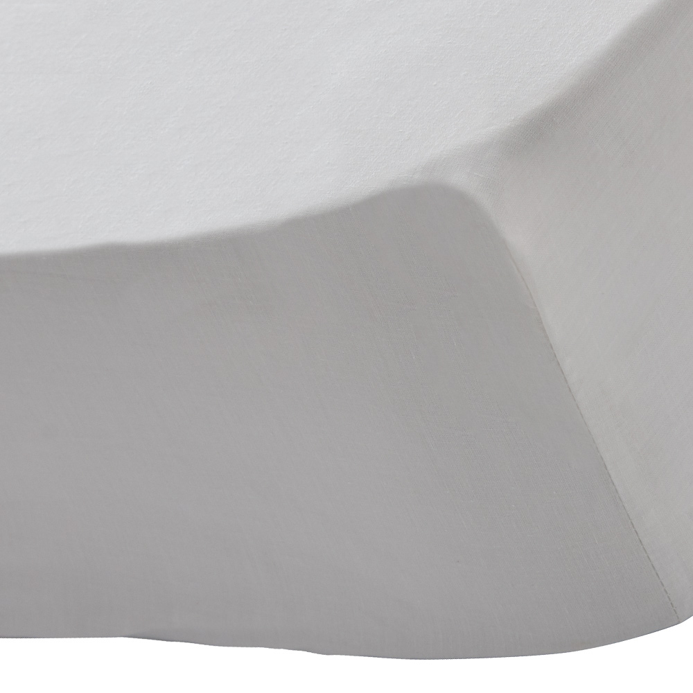 Wilko Single White Anti-bacterial Fitted Bed Sheet Image 3