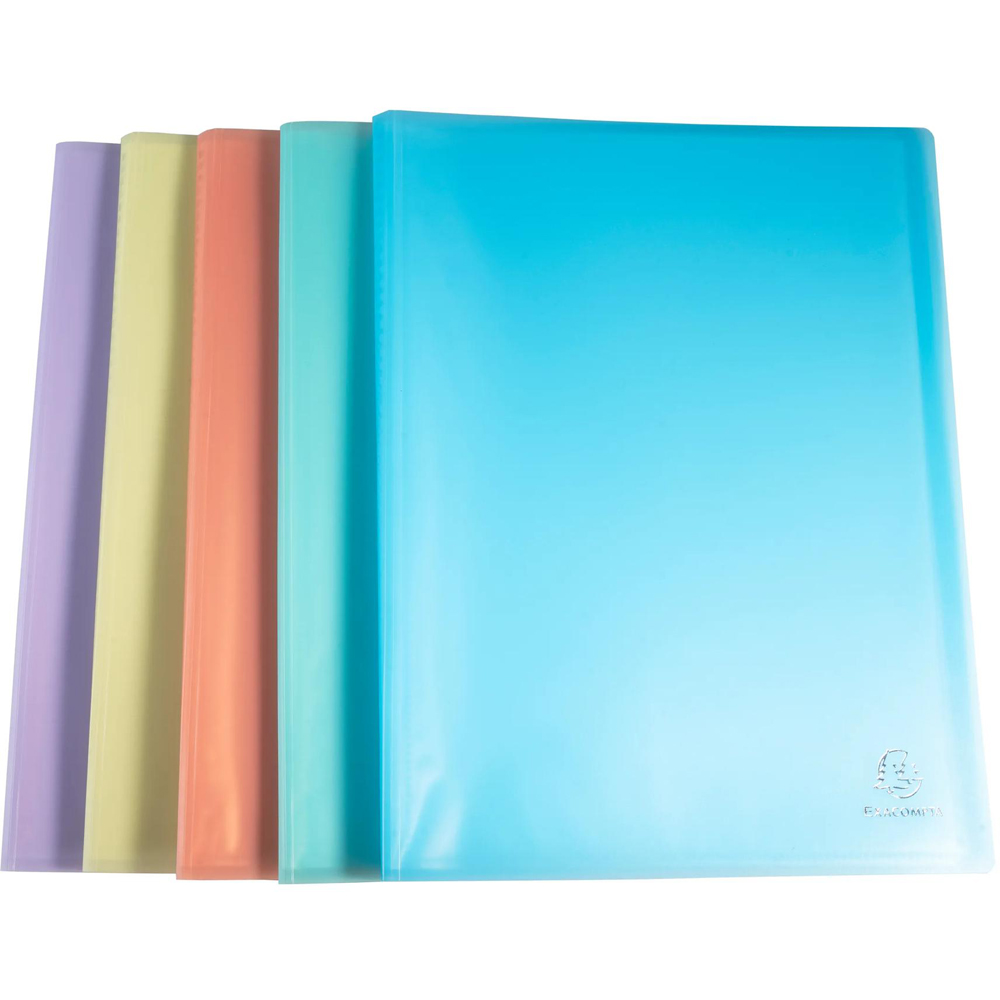 Exacompta Chromaline 40 Pocket Assorted Pastel Colour Display Book 10 Pack Image 6