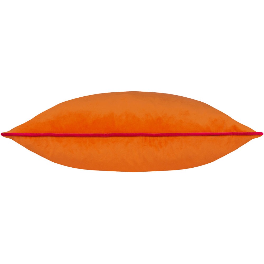 Furn Meridian Clementine and Hot Pink Velvet Cushion 45 x 45cm Image 3