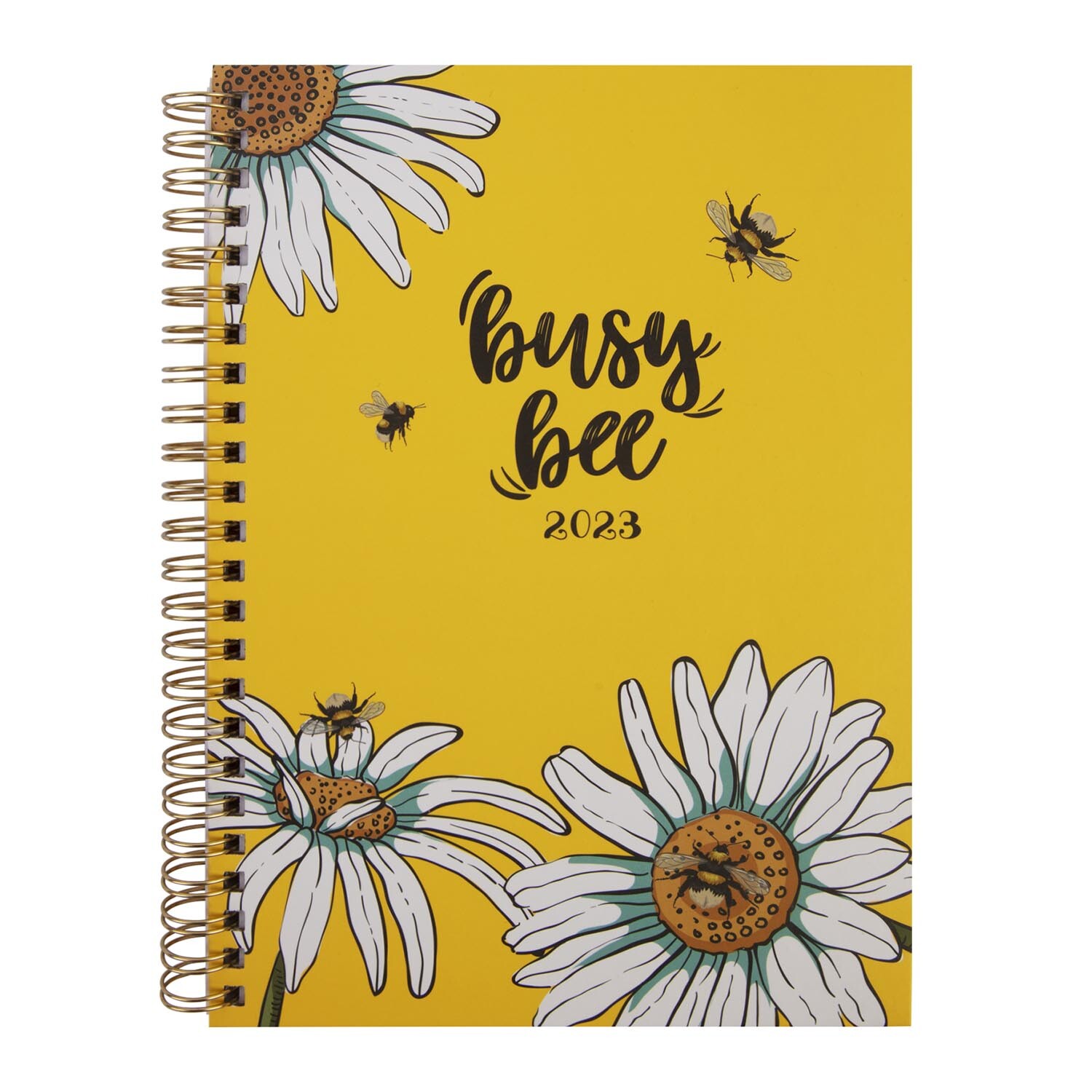 2023 A5 Bee Spiral Diary Image 1