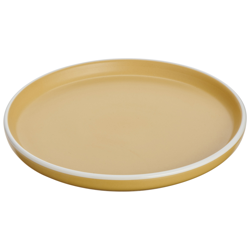 Wilko Mustard Block Side Plate Wilko