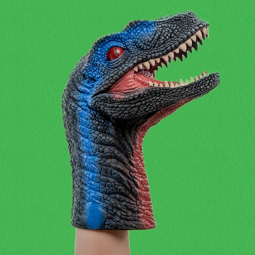 Wild Thingz Velociraptor Hand Puppet Image 2