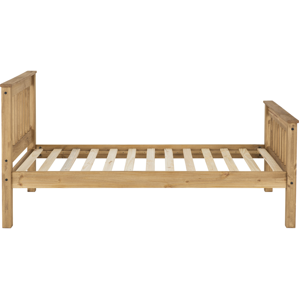 Seconique Monaco Single Distressed Waxed Pine High End Bed Image 5