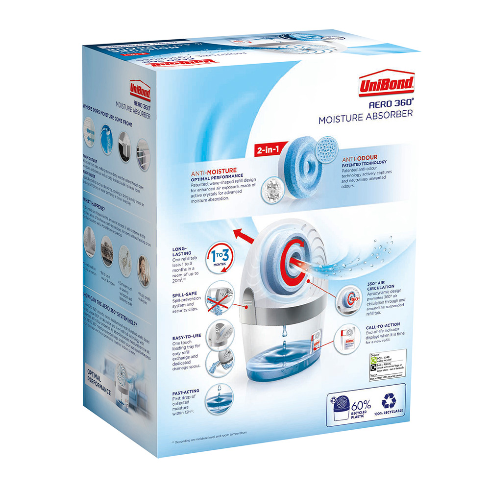 UniBond Aero 360 Pure Moisture Absorber Dehumidifier