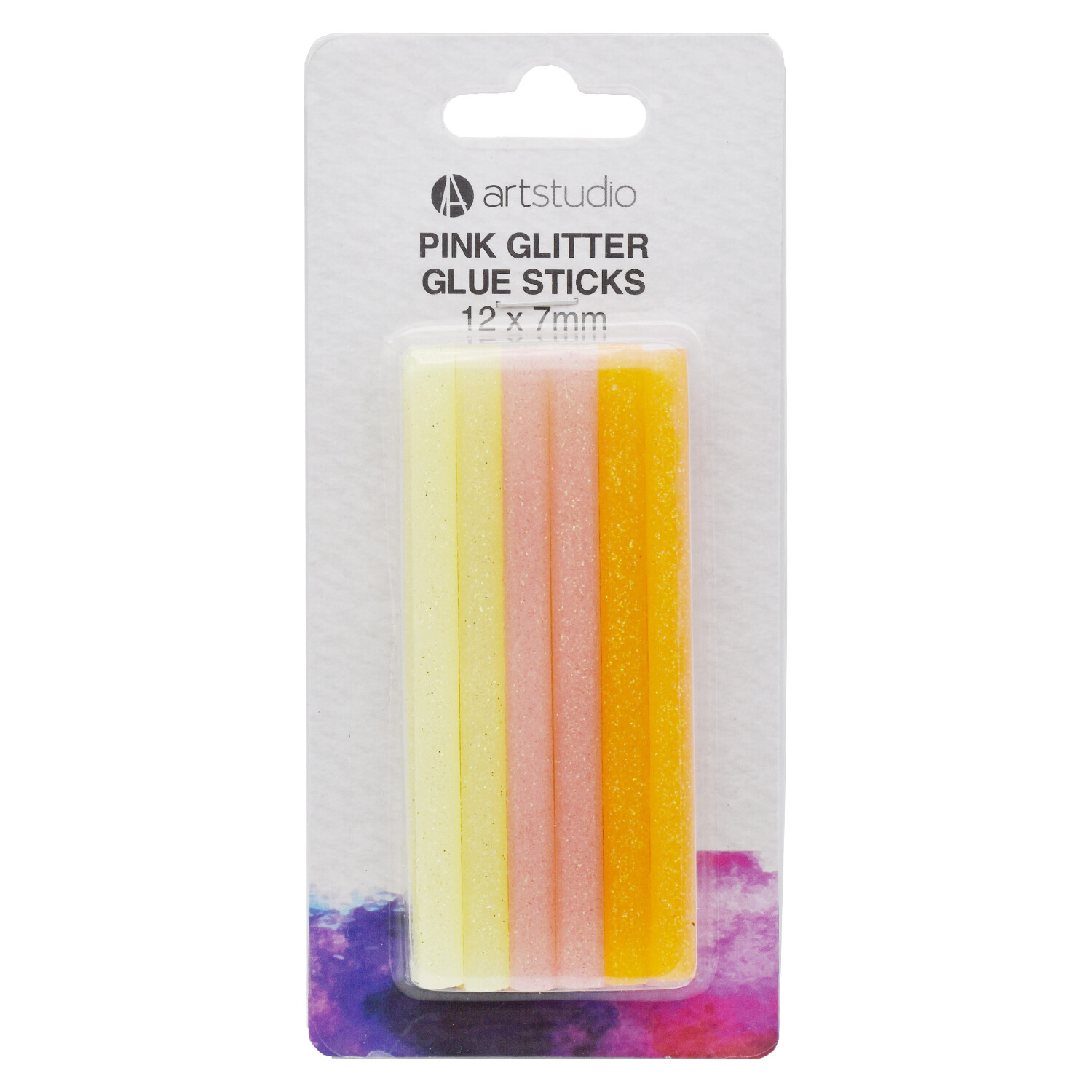 Glitter Glue Sticks - Orange Image