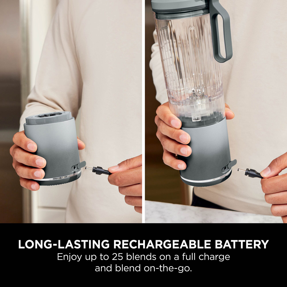 Ninja BC251UKSL Blast Max Silver Portable Blender 570ml Image 9