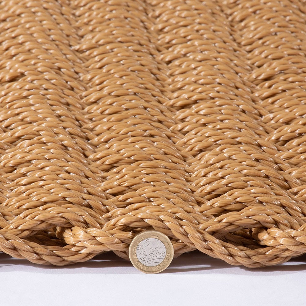Esselle Home Didsbury Beige Braided Doormat 45 x 75cm Image 5