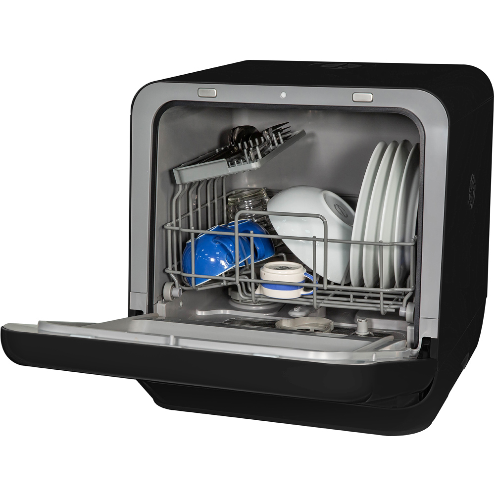 Russell Hobbs RH2TTDW101B Black Tabletop Dishwasher Image 4