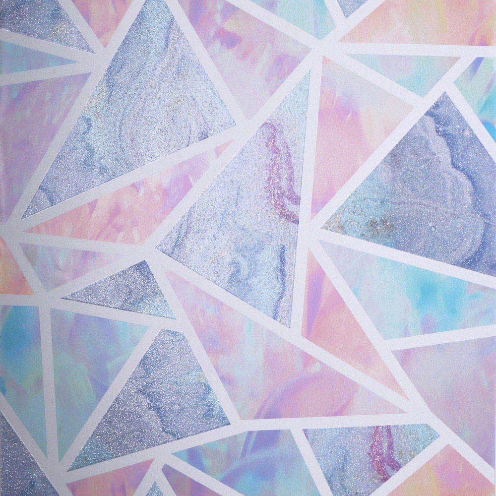 Arthouse Pastel Geometric Multicolour Wallpaper Image 1