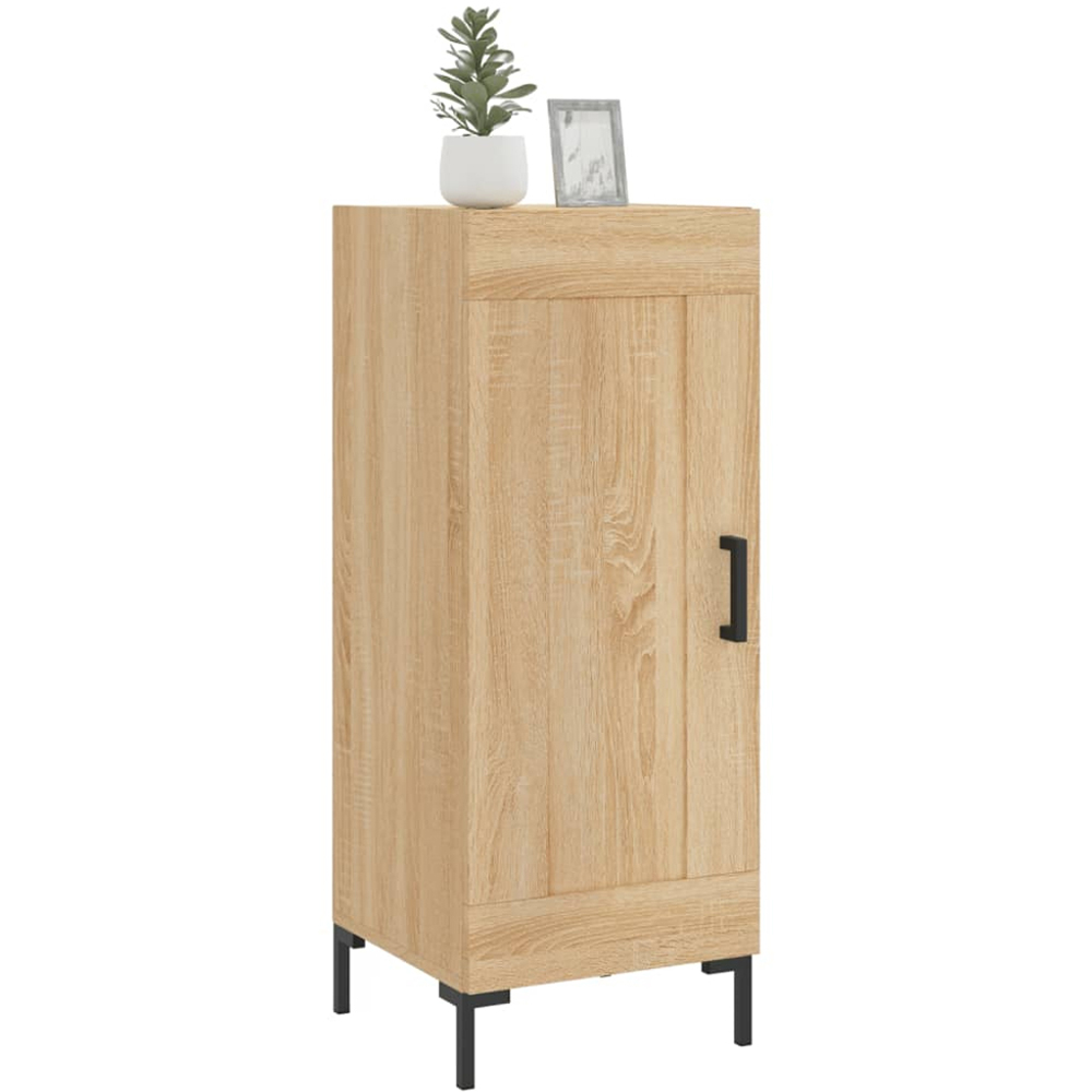 vidaXL Single Door Sonoma Oak Sideboard Image 3