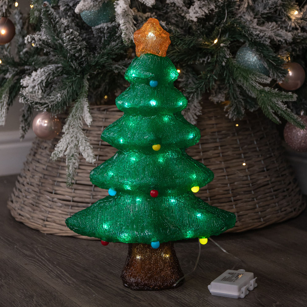 Samuel Alexander 60 Cool White LED Light Up Bauble Tree Christmas Decoration 46cm Image 4