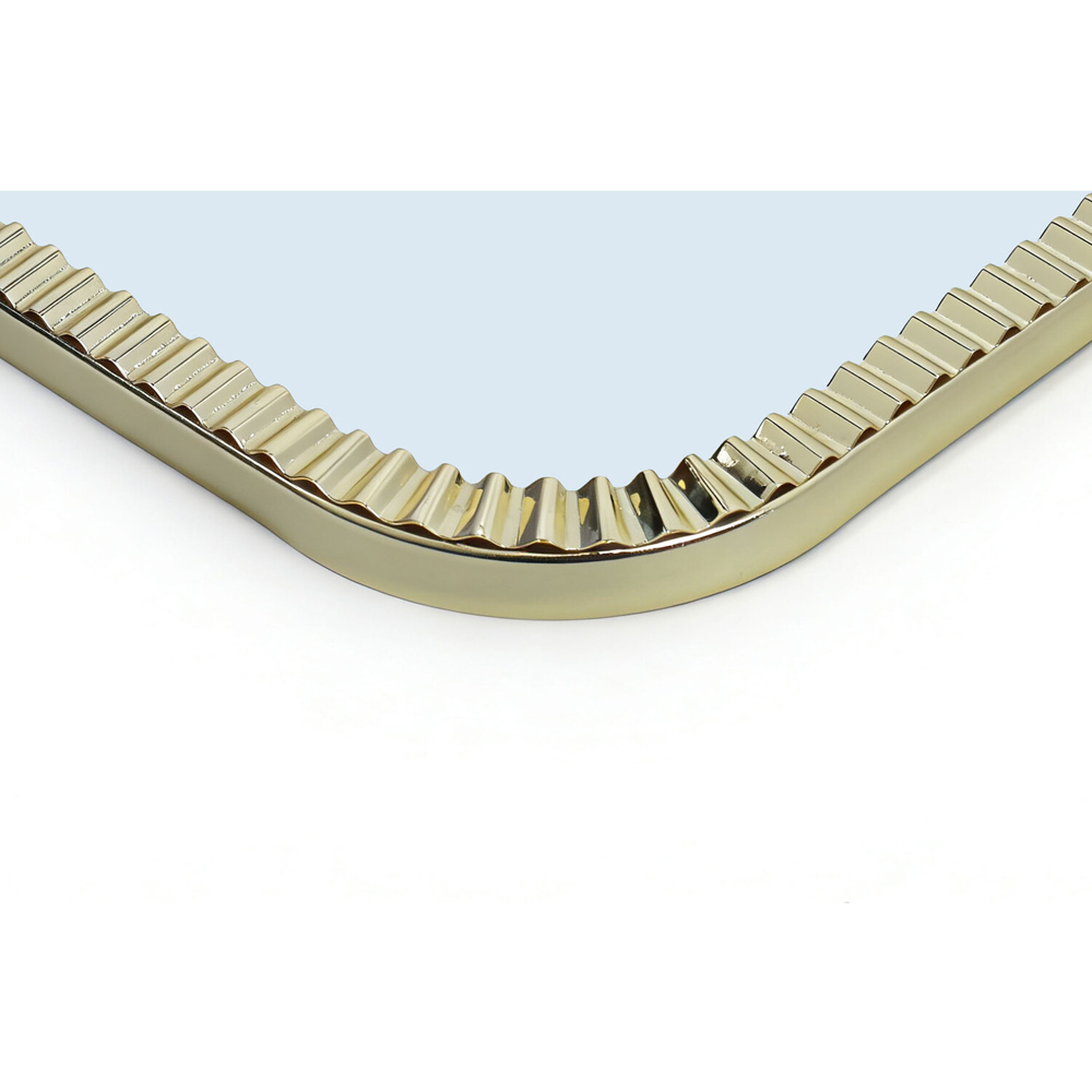 Gold Fluted Mirror Image 4