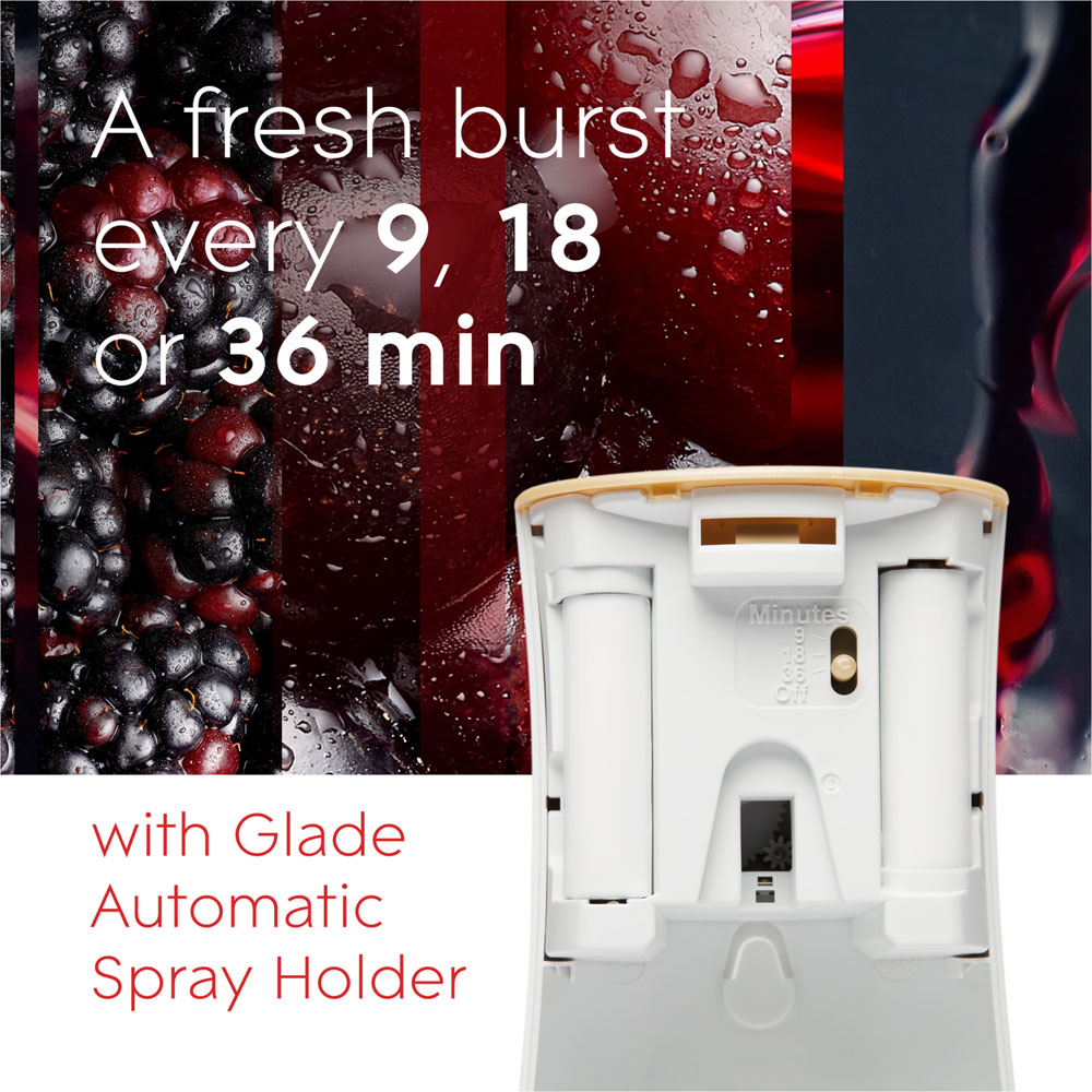 Glade Large Merry Berry and Wine Automatic Air Freshener 269ml Image 6
