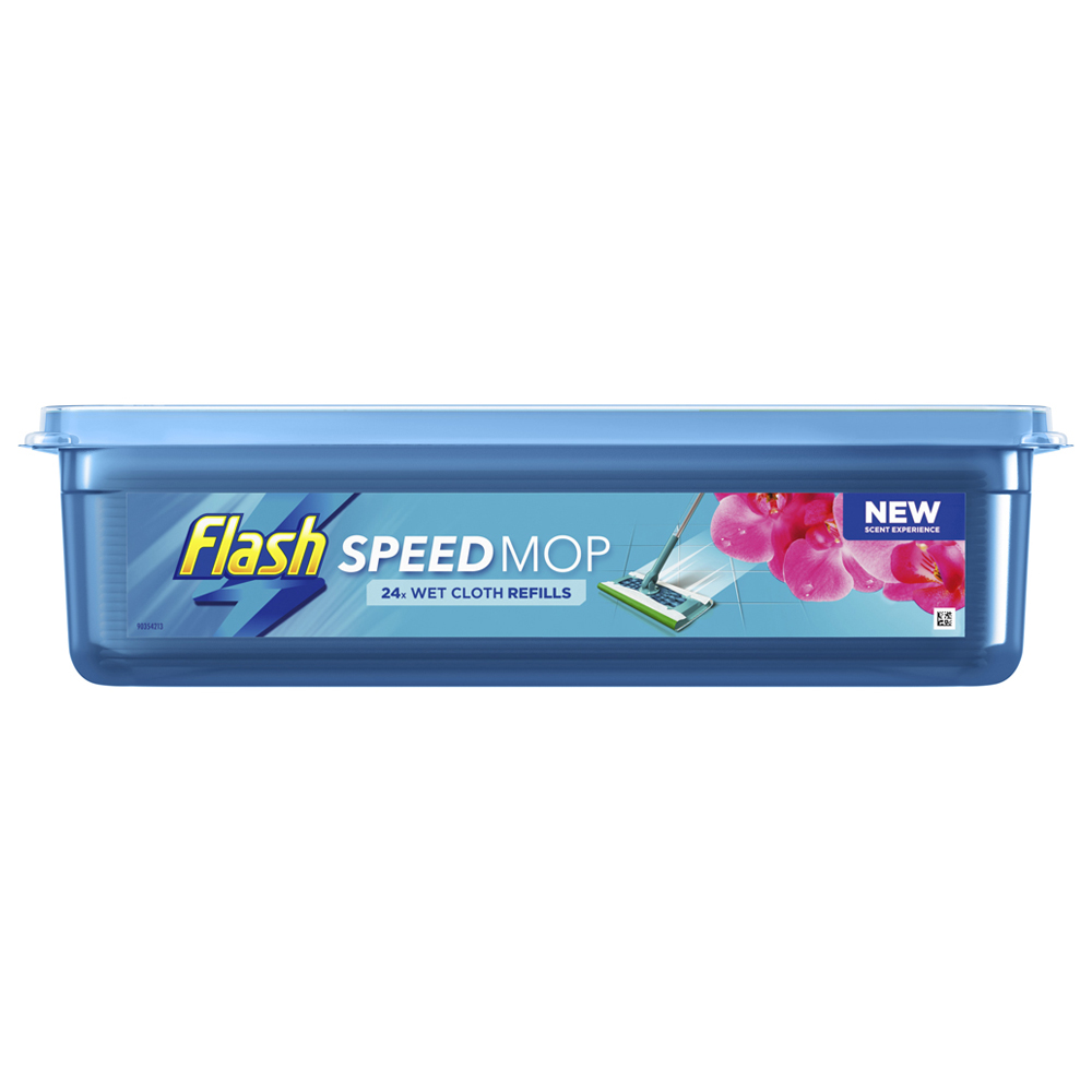 Flash Speedmop Wet Cloths Refill Replacement Pads 24 Pack Image 2