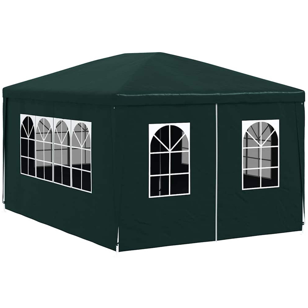 vidaXL 3 x 4m Green Garden Party Tent with Sidewalls Image 3