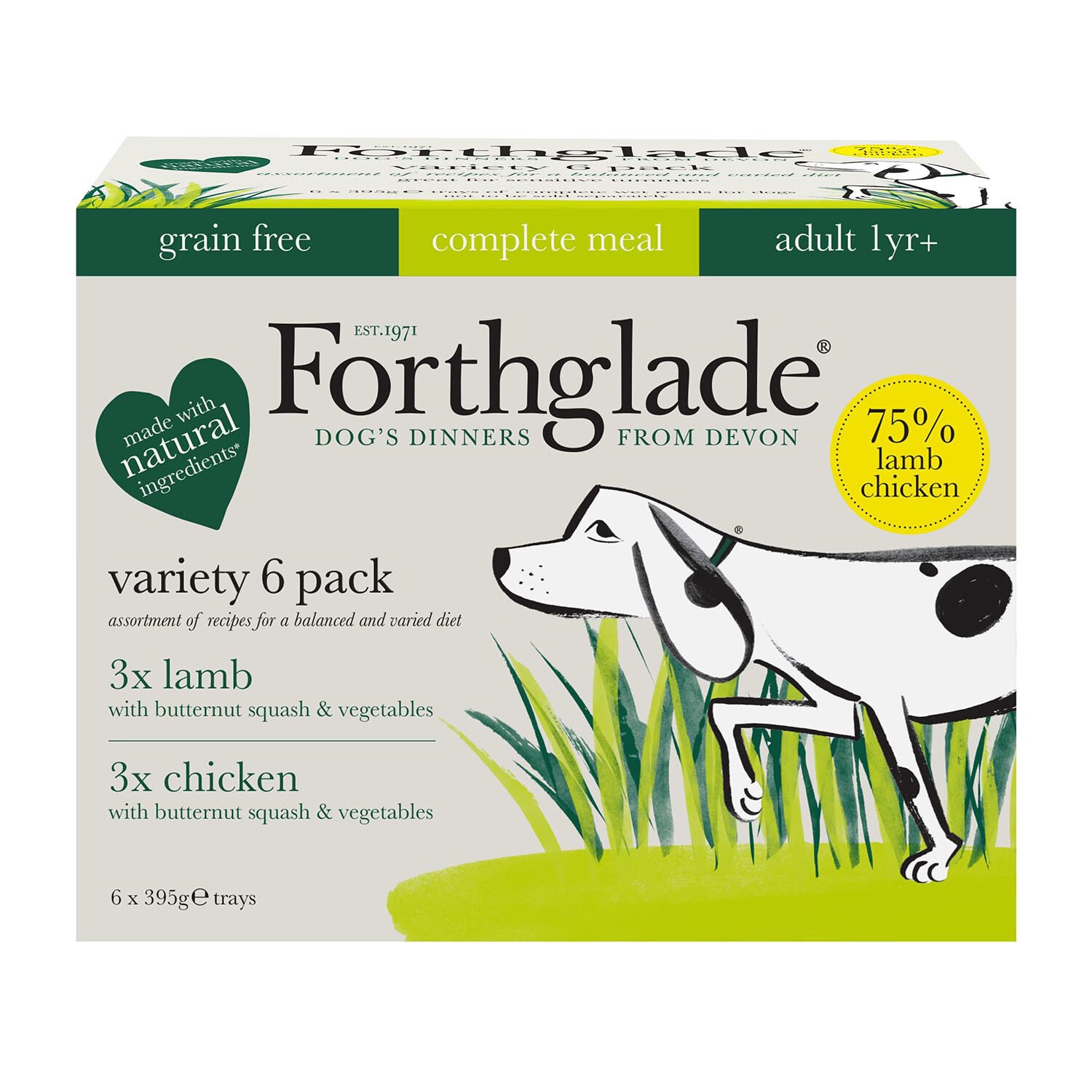 Forthglade Adult Dog Food - Multicolour / Lamb and Chicken Image 1