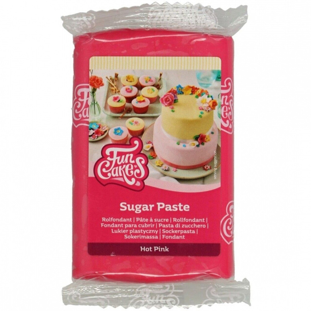 Funcakes Sugar Paste - Hot Pink Image