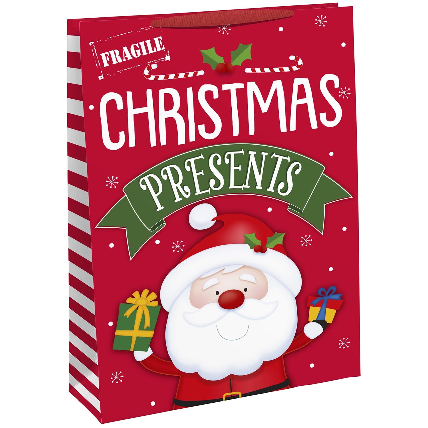 Santa Christmas Gift Bag Image