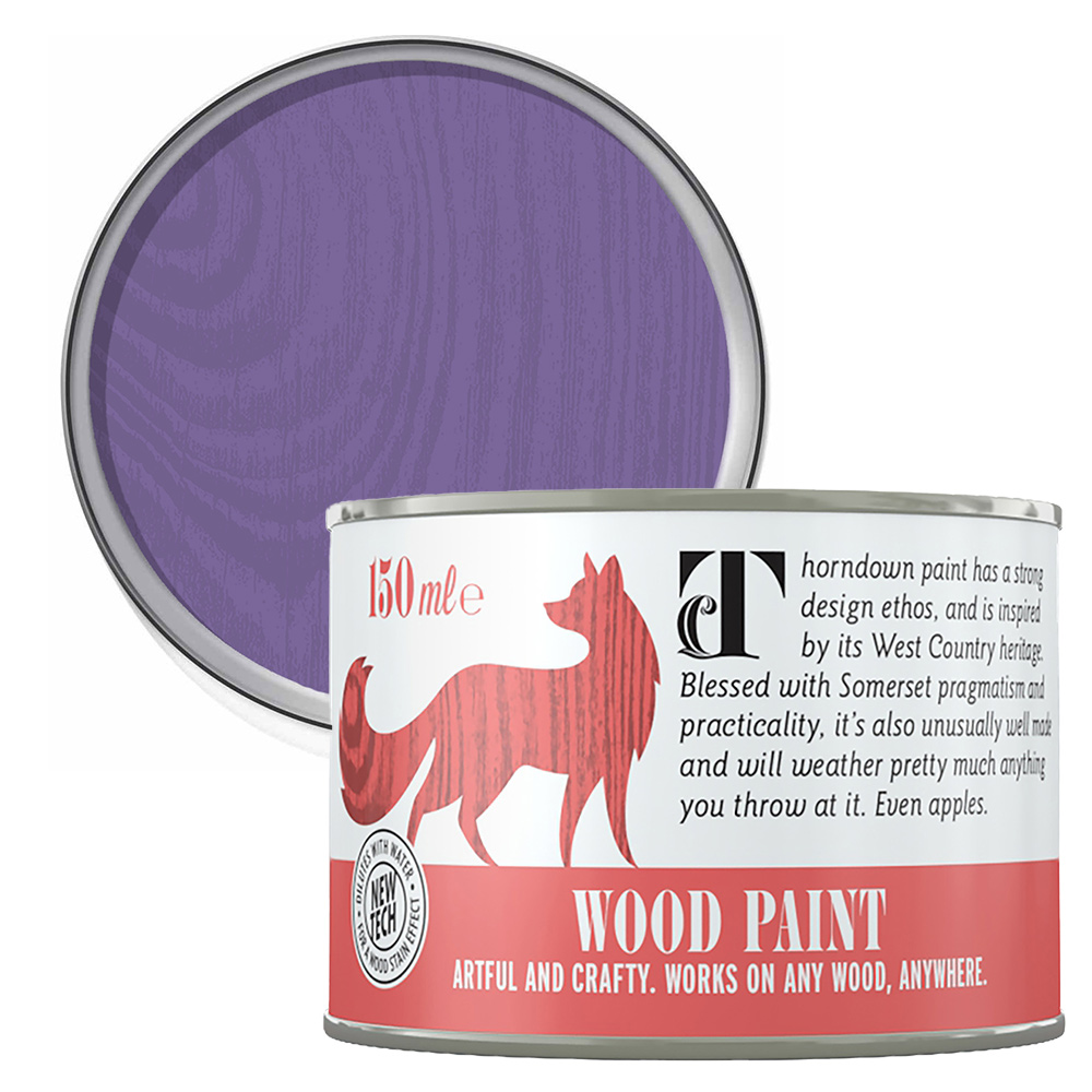 Thorndown Purple Divine Satin Wood Paint 150ml Image 1