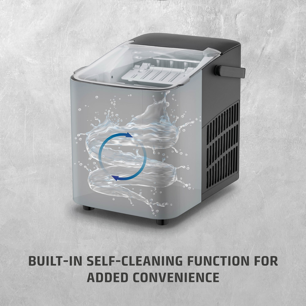 CASO Design IceChef 03401 Black Compact Ice Cube Maker 1L 120W Image 7