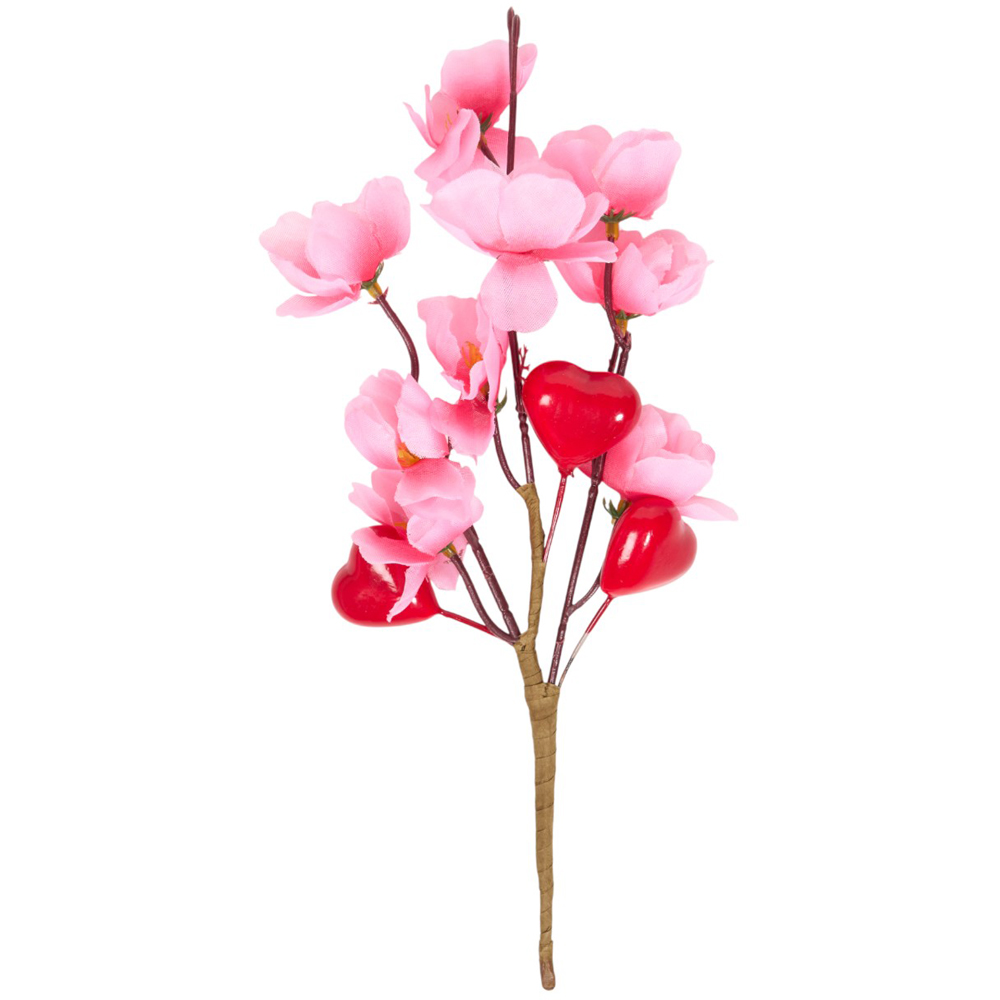 Heart Blossom Pick - Pink Image 1