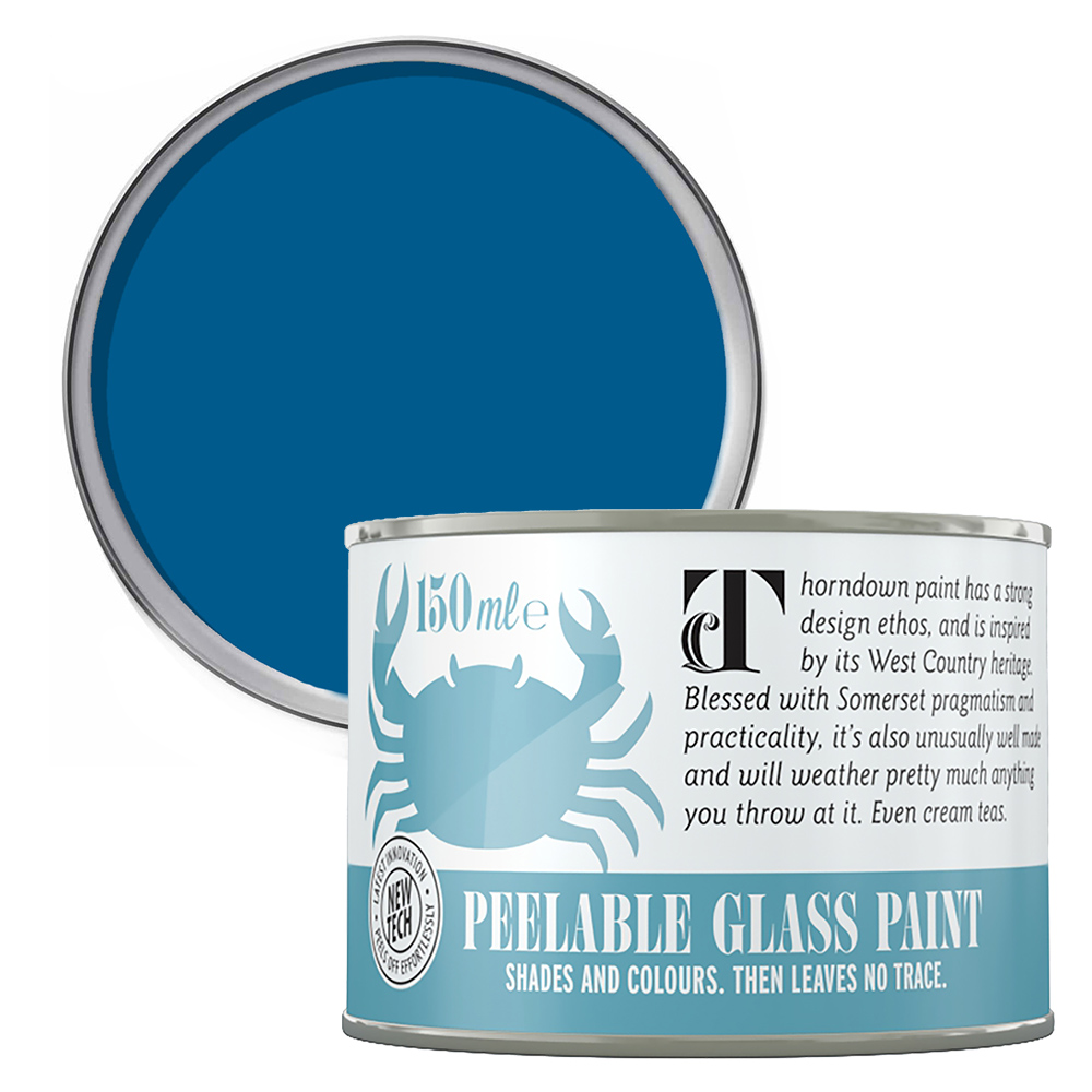 Thorndown Elf Blue Peelable Glass Paint 150ml Image 1