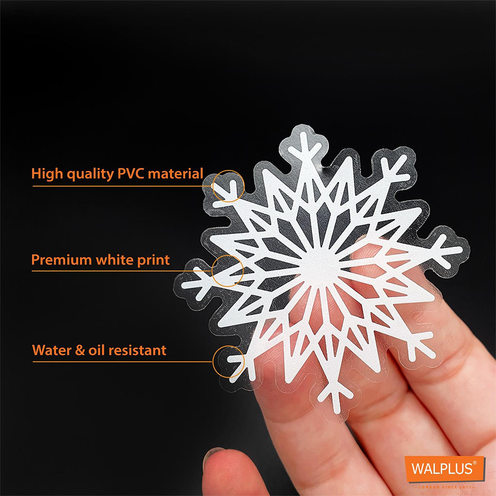 Walplus Halloween 140 Piece Delicate Lace Snowflakes Sticker Set Image 4
