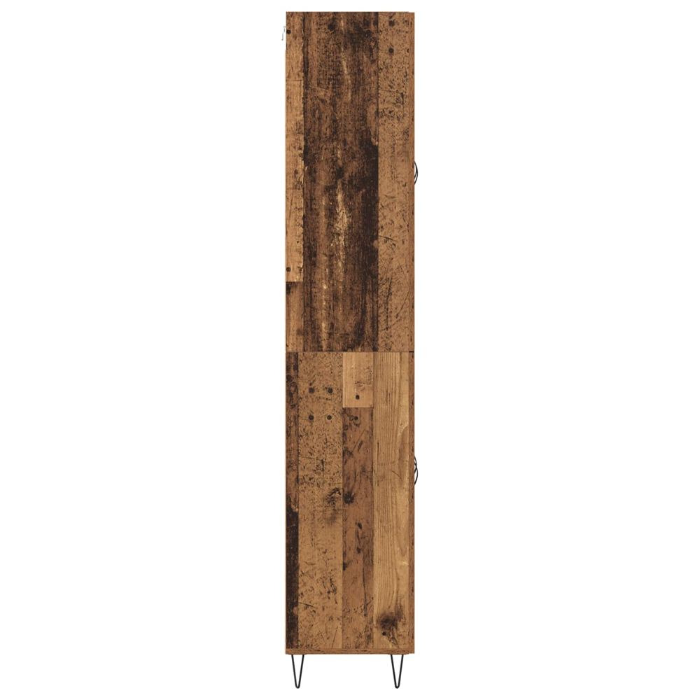 vidaXL 4 Door Old Wood Sideboard Image 9