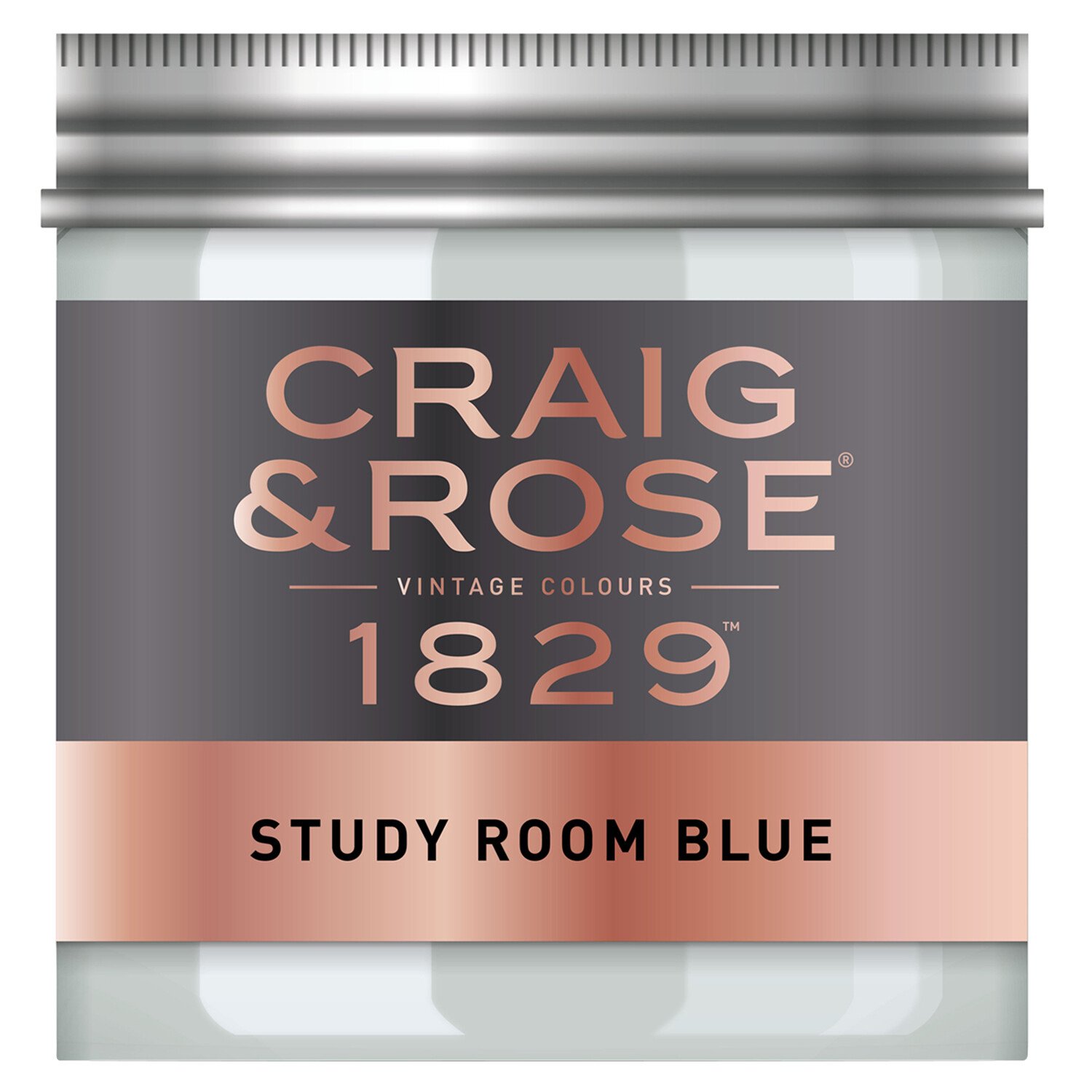 Craig and Rose 1829 Emulsion Tester Pot - Study Room Blue Image 1