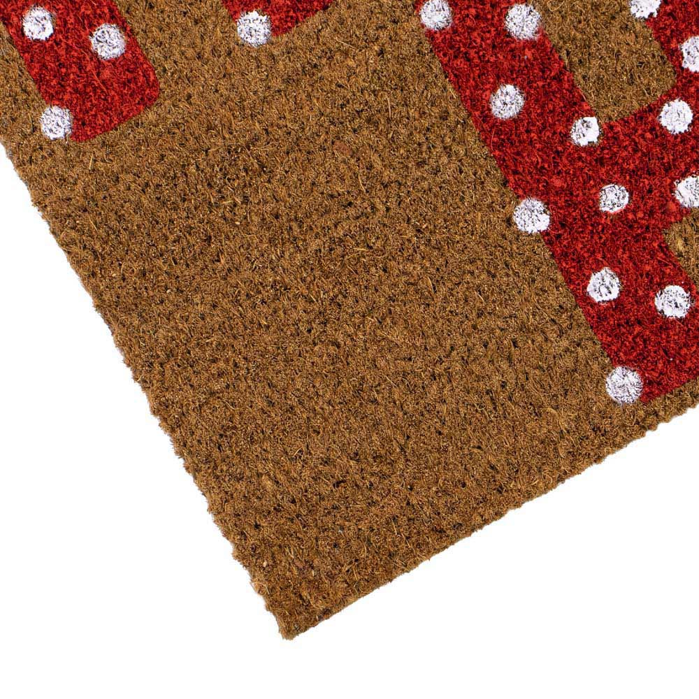 JVL Festive Christmas Ho Ho Ho Latex Backed Coir Doormat 40 x 58cm Image 3