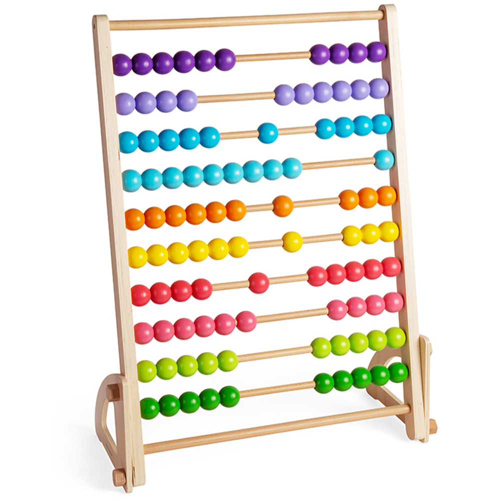 Bigjigs Toys Giant Abacus Multicolour Image 2