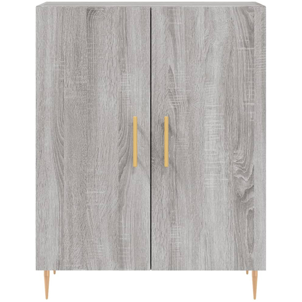vidaXL 4 Door Grey Sonoma Highboard Image 8