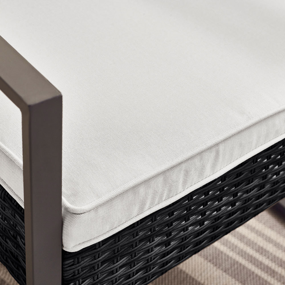 Furniturebox Seville 2 Seater Bistro Set Black Image 5