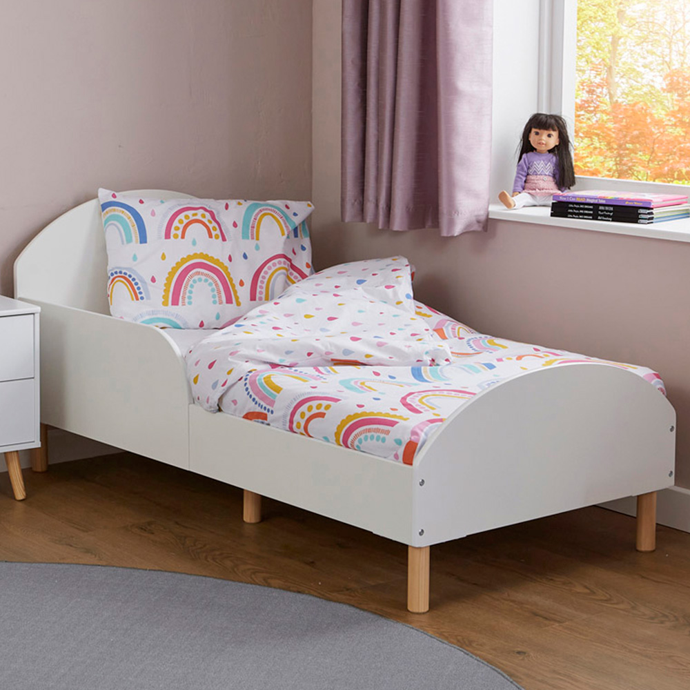 Liberty House Toys White Toddler Bed Image 1