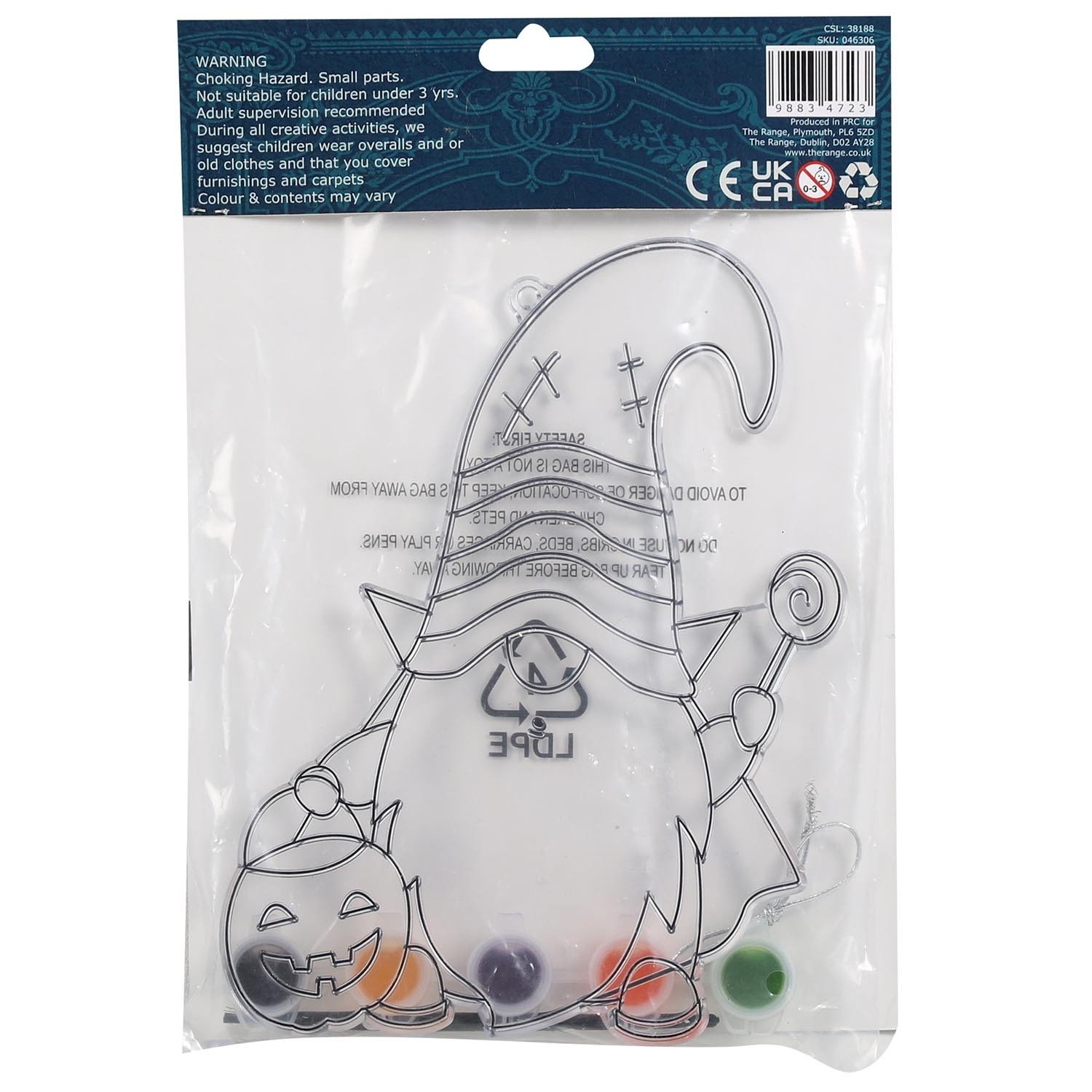 Gonk Halloween Suncatcher Image 2